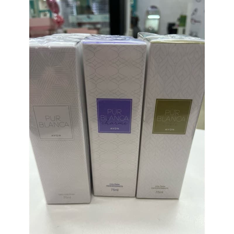 Colônia DeoColonia Avon Pur Blanca Lacrda Fragrância Noite Original e Charme
