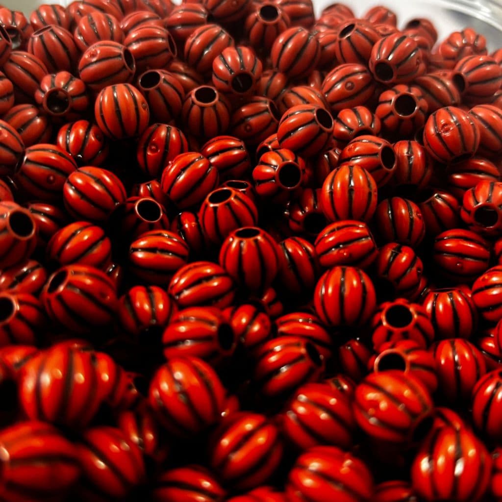 MIÇANGA CARAMBOLA VERMELHA PARA PESCA - 10 UNIDADES