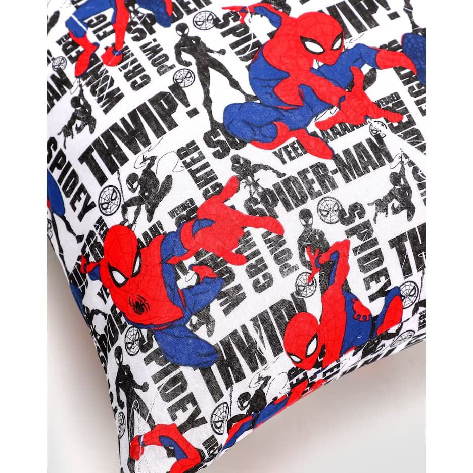 Jogo de cama solteiro 2 peças Homem-Aranha cinza | Marvel