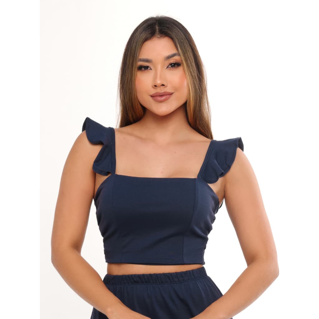CROPPED DE ALCINHA AMARRAR NAS COSTAS AJUSTAVEL