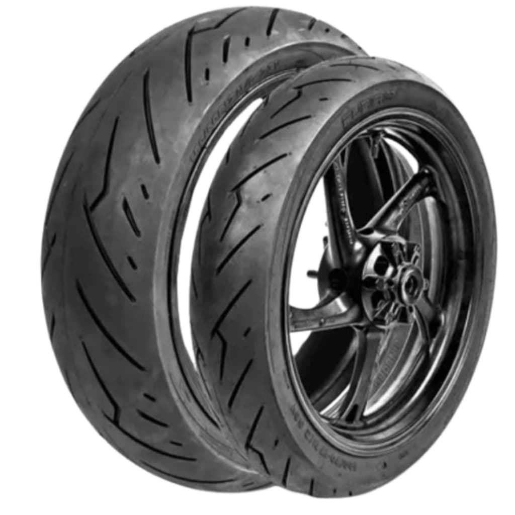 Par Pneu Cinborg Furia G2 110/70-17 + 140/70-17