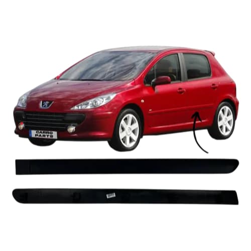 FRISO LATERAL PORTA TRASEIRA ESQUERDA PEUGEOT 307 2002 A 2012