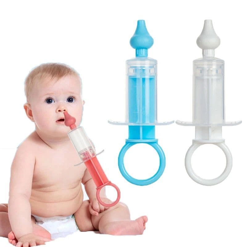 Seringa Baby Aspirador Nasal Infantil Limpeza Do Nariz Kit com 2 unidades