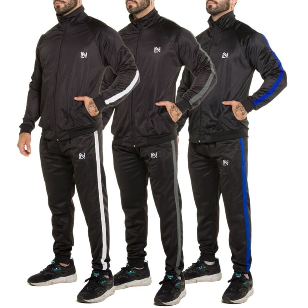 kit 2 conjuntos Agasalho Masculino Academia Esportivo Flanelado