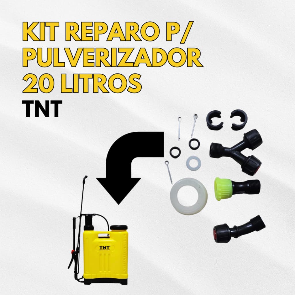 Kit de Reparo para Pulverizador TNT 20 Litros Manual