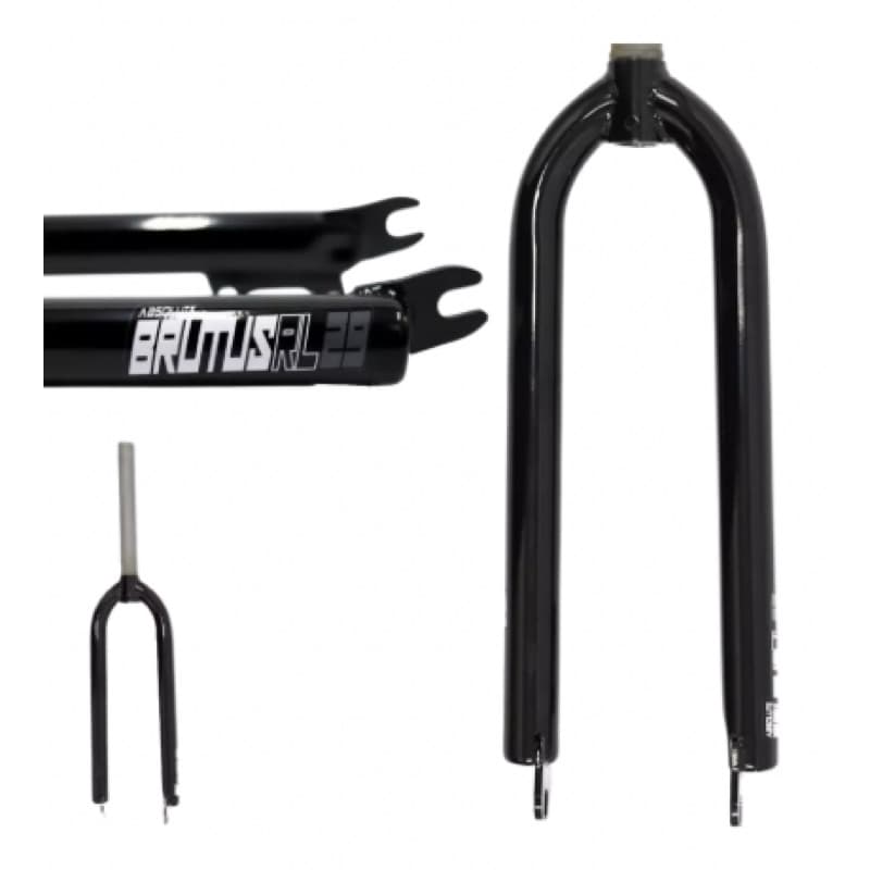 Garfo Aro 26 e 29 Rigido Absolute Brutus Rl Grau Wheeling C Suporte Freio Disco Gios Viking Serve para 26