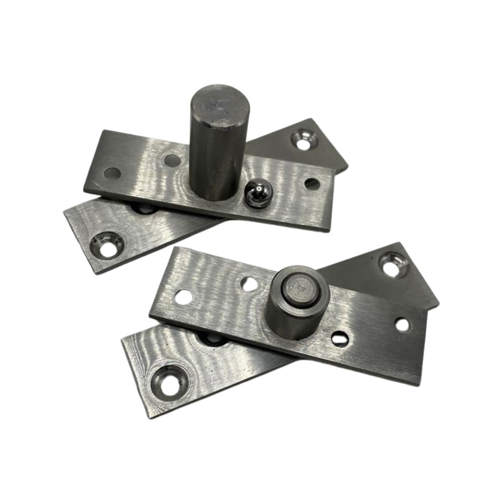 Dobradiça Pino Pivô Para Porta Pivotante 150kg Aço Inox 304 Para Porta De Vidro e Madeira De Giro