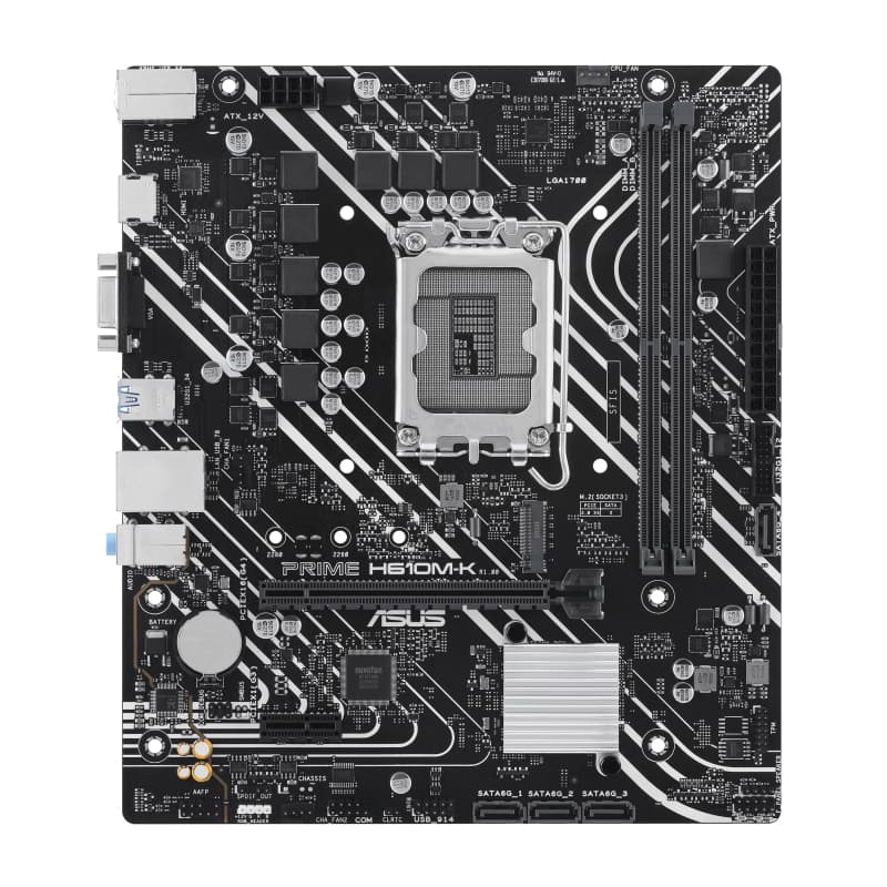 Placa Mãe H610M-K Gigabyte - DDR4 até 64GB / LGA 1700 / Intel H610 / M-ATX