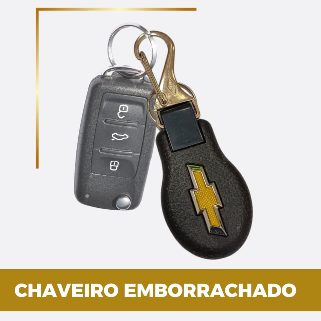 Chaveiro Emborrachado Automotivo | Estilo, Resistência e Paixão pelo seu Carro