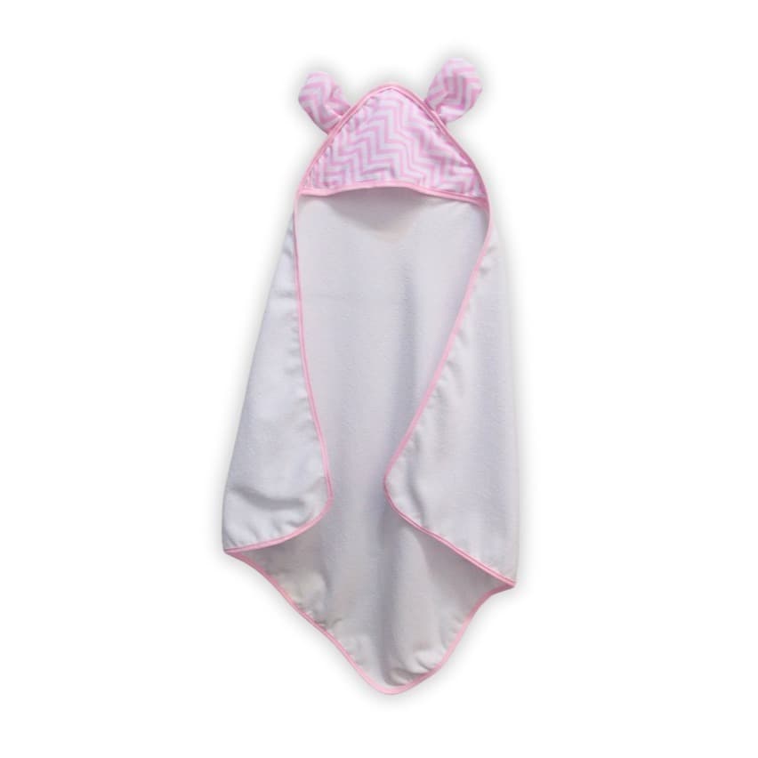 kit 2 Toalha de Banho Felpuda para bebê com Capuz Menina Menino