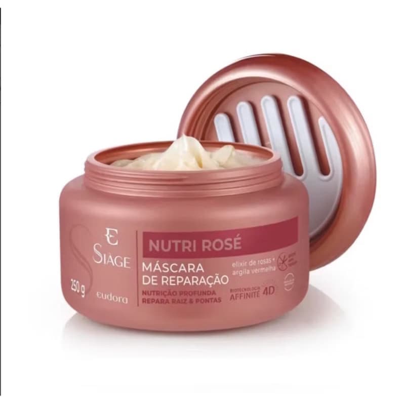 Máscara  Nutre Rosé Eudora Nutrição