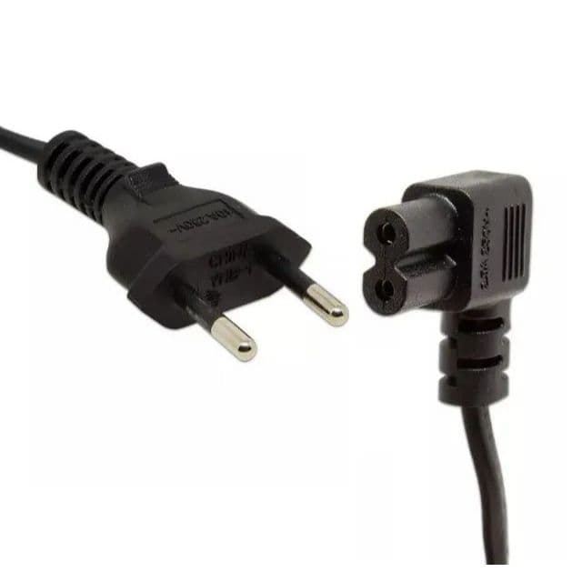 Cabo De Força Energia Bipolar 90º Tv led Samsung LG TCL Smart
