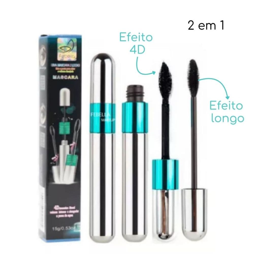 Máscara de Cílios Febella ou Tango  Rimel para cílios, Maquiagem Barata, Alongamento, à Prova d'água, 4D, Maquiagem