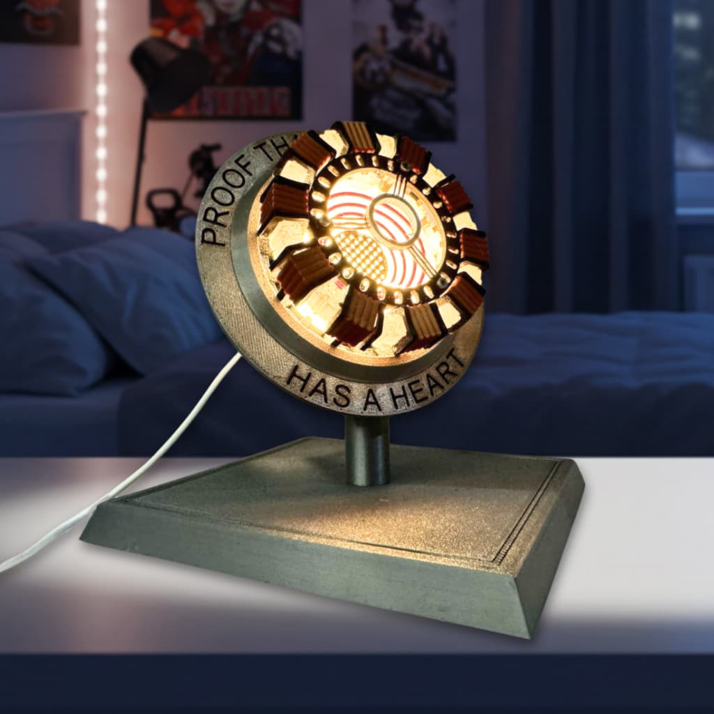 Luminária Reator Arc do Tony Stark  | "Proof That Tony Stark Has a Heart" | Decoração Geek