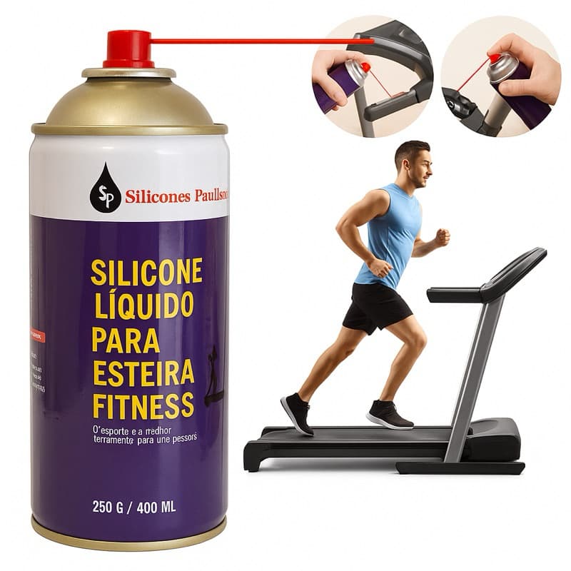 silicone esteira bicicleta e rondanas academia 400 ml profissional e doméstica spray de silicone