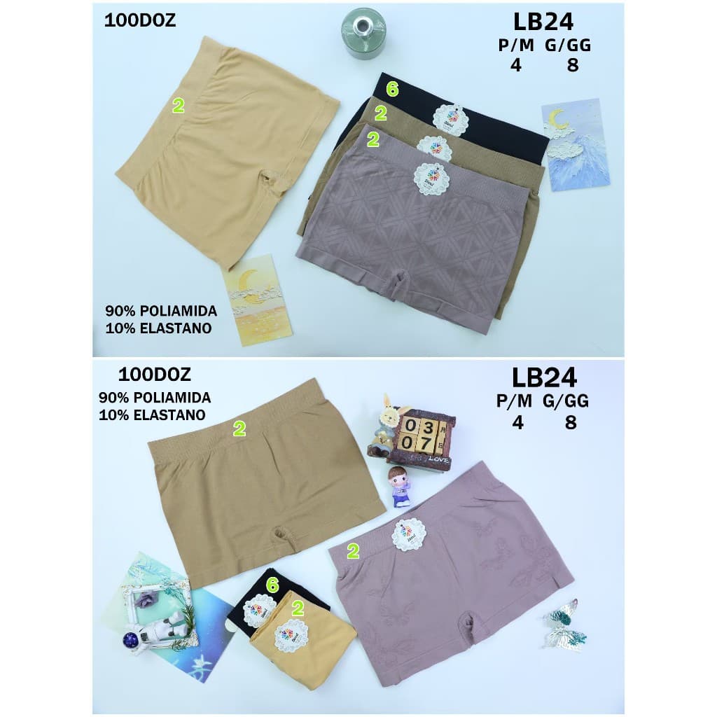Promoção kit calcinhas box feminina shortinho boxer adulta