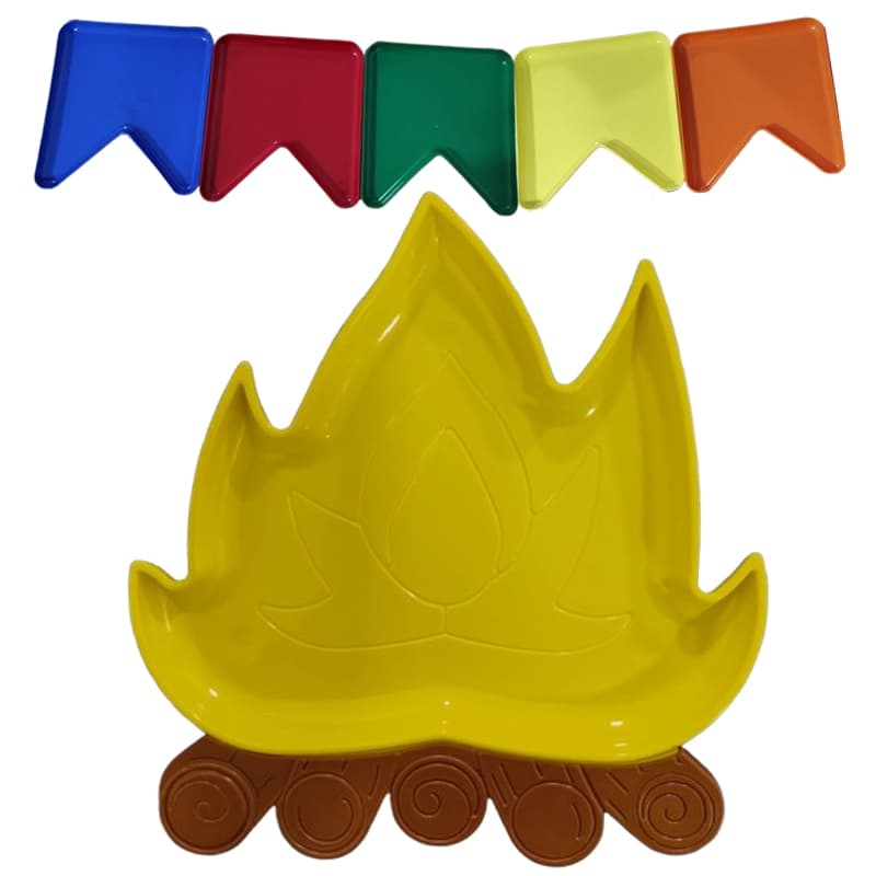 Bandejas Plastico São João Festa Junina Fogueira Milho Bandeirinha