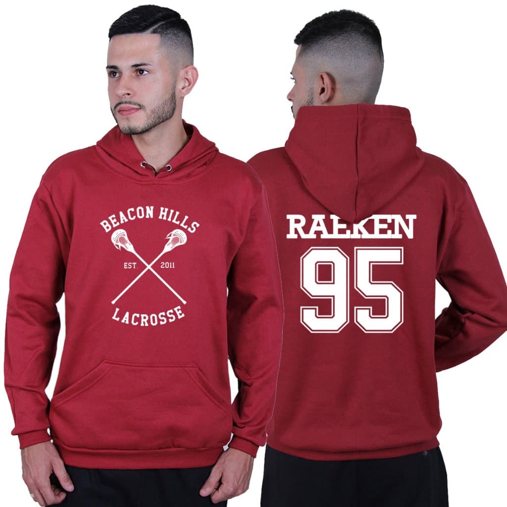 Moletom Canguru Unissex Série Teen Wolf Raeken 95 Lacrosse Beacon Hills