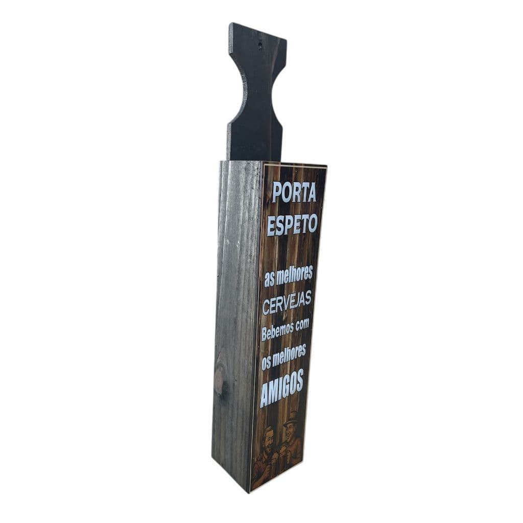 porta espetos pinus adesivado 69X12,5  area gourmet churrasco bar
