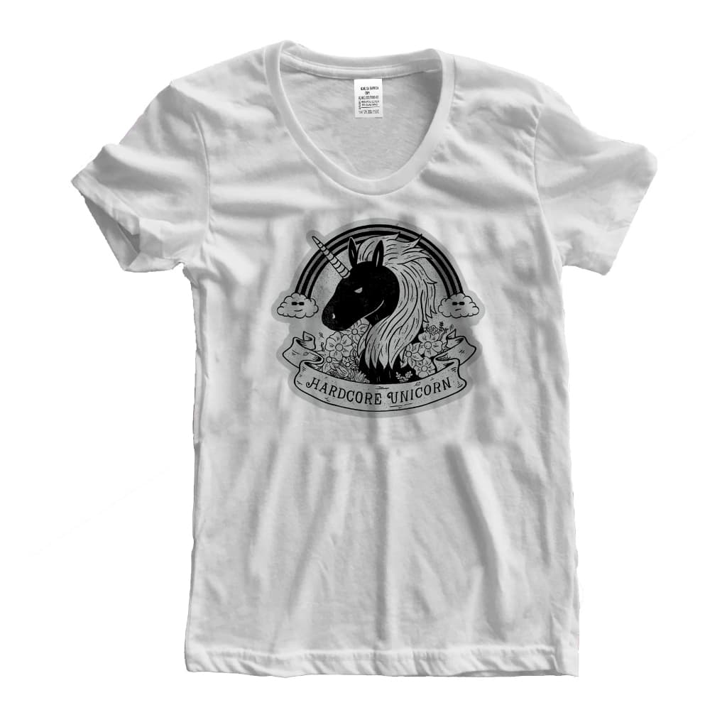 Camiseta ou Babylook Hardcore Unicorn