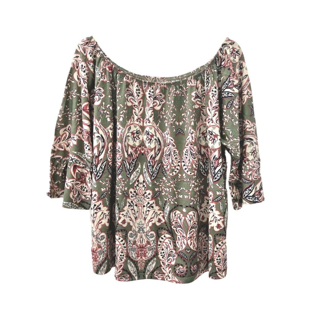 Blusa ciganinha plus size arabesco