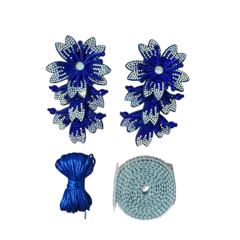 KIT CABEDAL FLOR RAMOS  PARA CUSTOMIZAÇÃO DE CHINELO