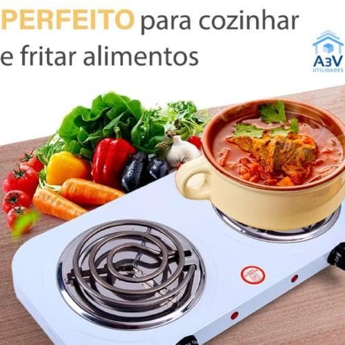 Fogareiro Elétrico 2 Bocas F2B110/Fogão Elétrico Portátil