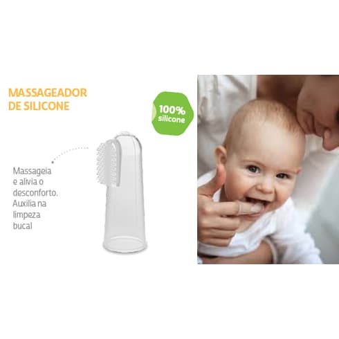 Massageador de Gengiva - alivio nos nascimentos dos dentinhos, Bebê, 100% Silicone