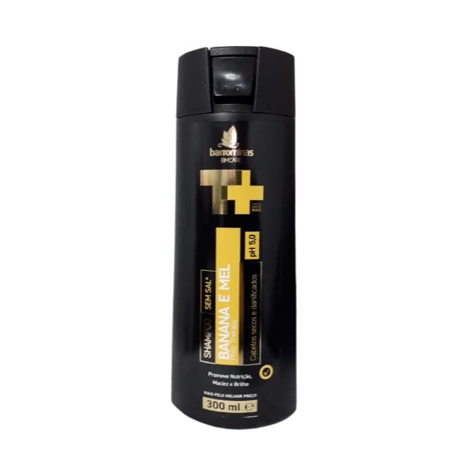 SHAMPOO BANANA E MEL -  BARRO MINAS 300ml