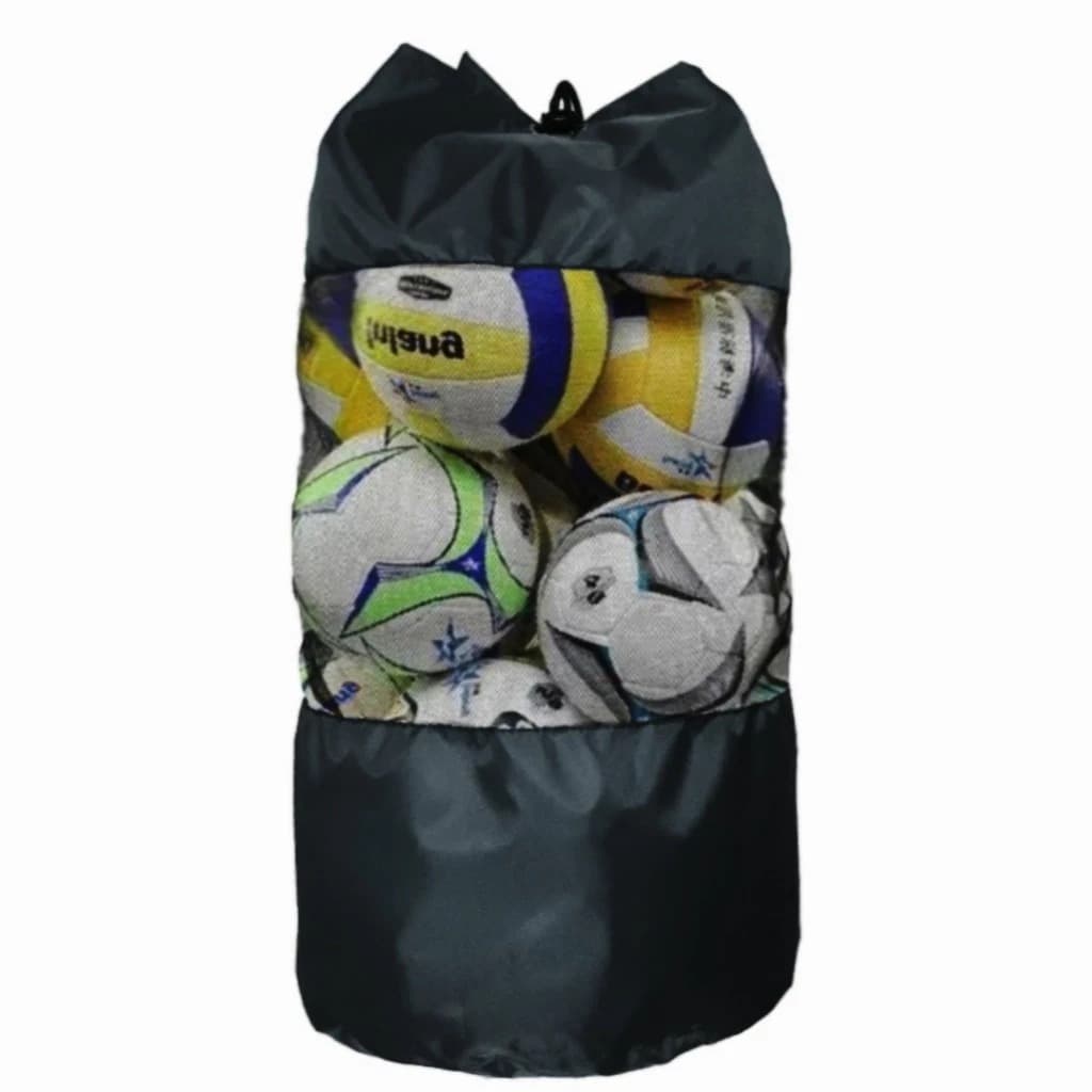 14 Porta Bolas De Futebol Preto Tamanhos P M G e GG Basquete Vôlei futsal saco de bola Grande Para Quadra e Campo