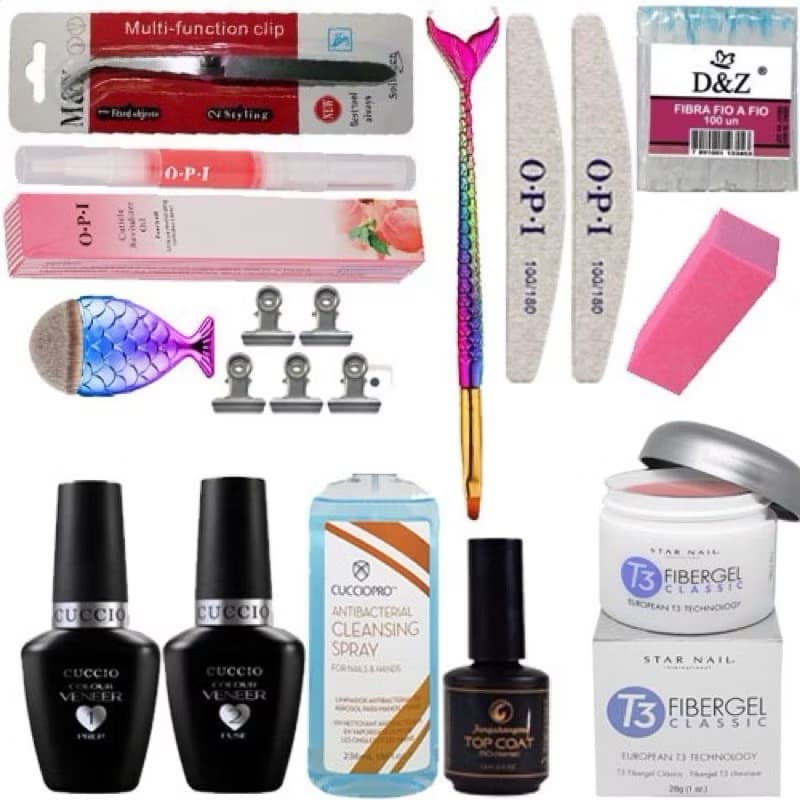Kit cuccio completo unhas/fibra gel-original