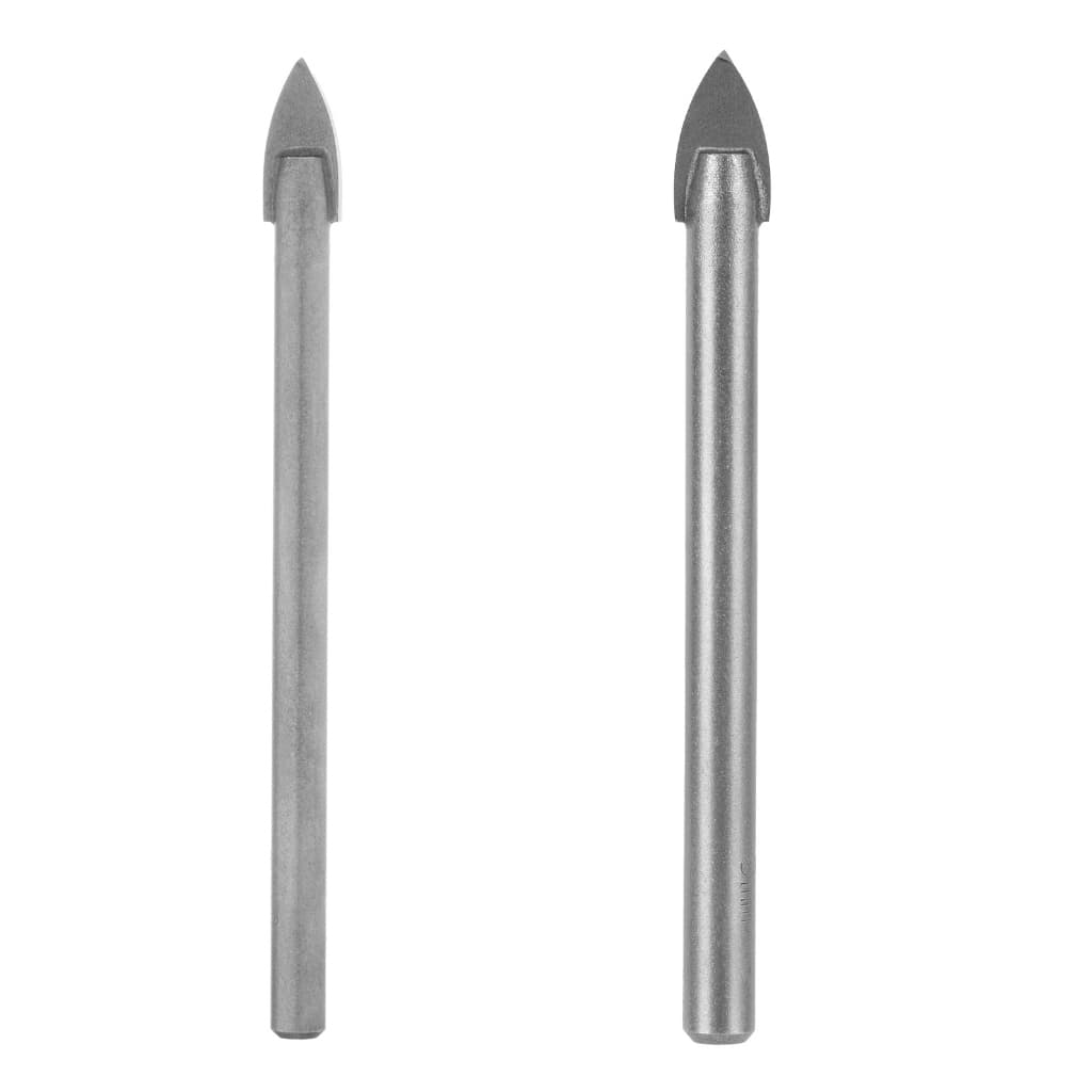 Broca de 6mm e 8mm para Cerâmica Vidro Porcelanato e Azulejo com Haste Cilíndrica