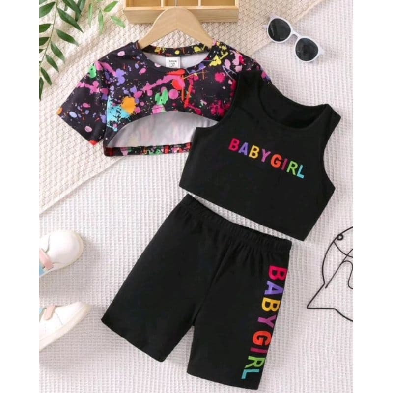 Conjunto Infantil Menina - Conjunto 3 Peças