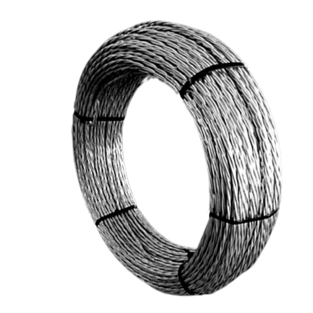 CORDOALHA DE AÇO - ZN14 GALVANIZADA  - 3 fios - 4,20 mm - 100 metros - 700 kgf