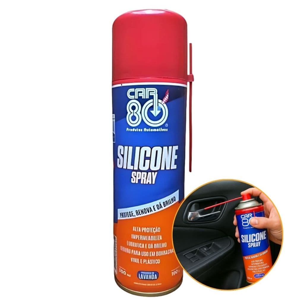 Silicone Spray Para Borrachas De Portas E Canaletas Car 80