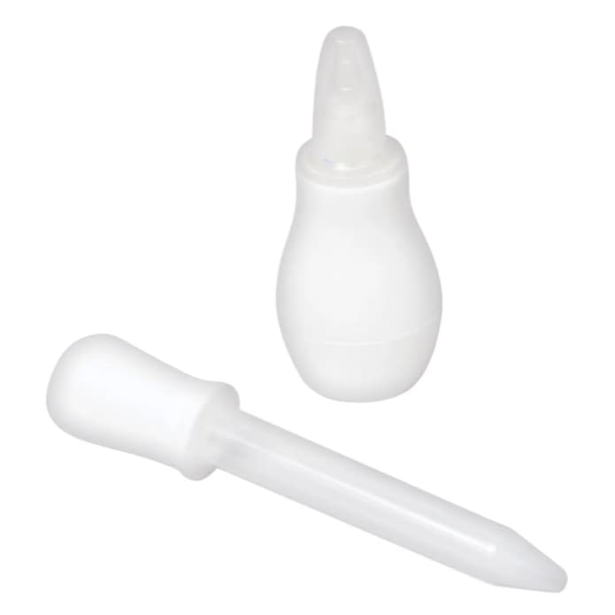 Aspirador Nasal Bebê Com Conta Gotas Buba Congestão Nasal