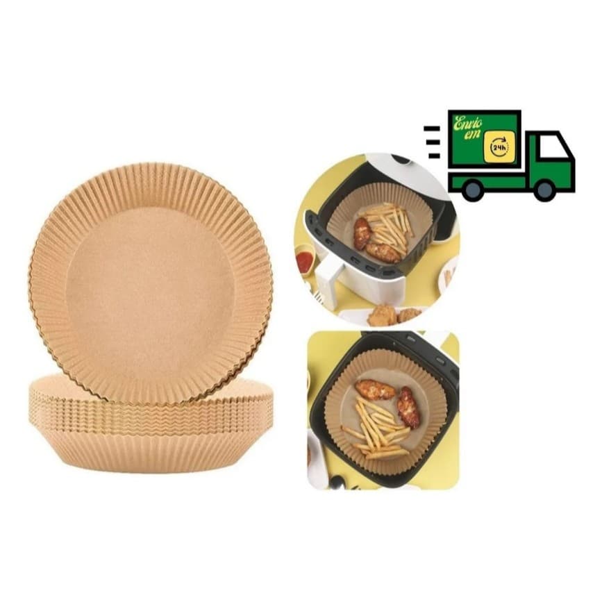 50 Pçs Forma De Papel P/ Airfryer Descartável