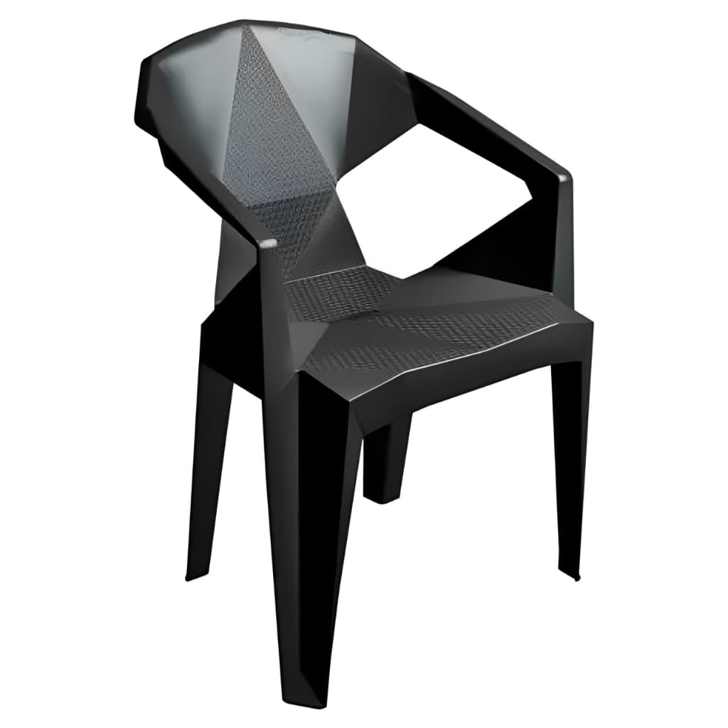 Poltrona Preta Diamond Estilo Elegante e Conforto CAdeira Incomparavel Para Seu Lar