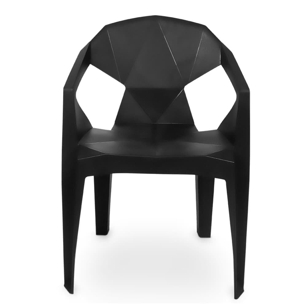 Cadeira Diamond Poltrona Preta Conforto e Estilo Para Seu Ambiente Jardim