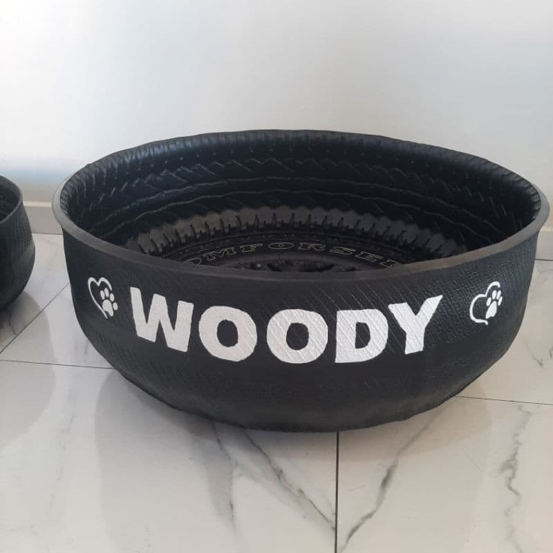 CAMA PET DE PNEU TAMANHO GRANDE 65 CM
