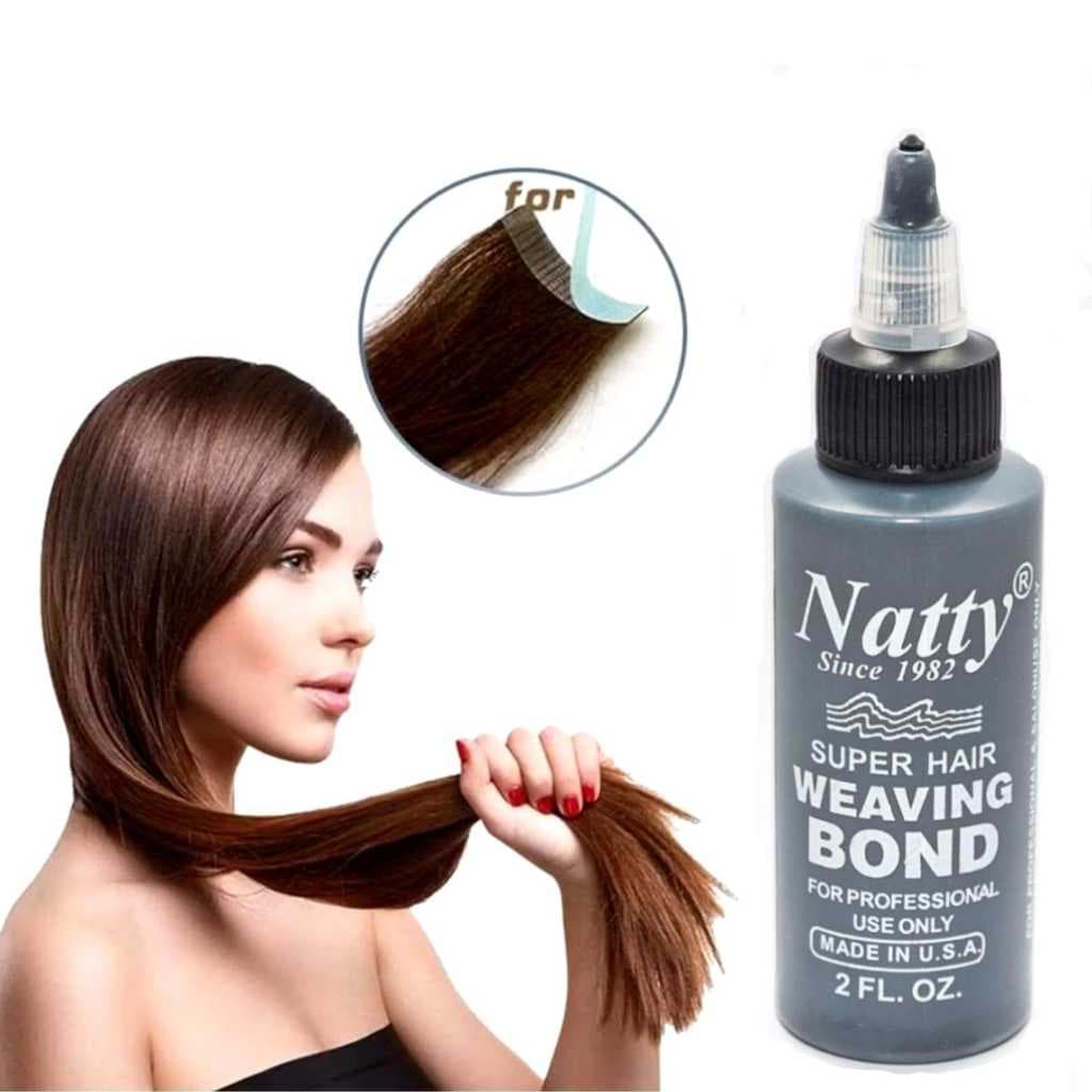 Cola Natty 30ml para cabelo e cílios hair bonding glue super bond