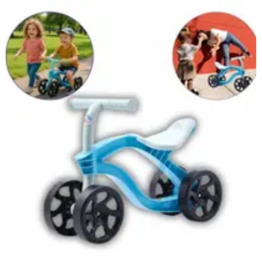Bicicleta De Equilíbrio Infantil Futurista Sem Pedal 4 Rodas Andador Criança Menino Menina Sortidas