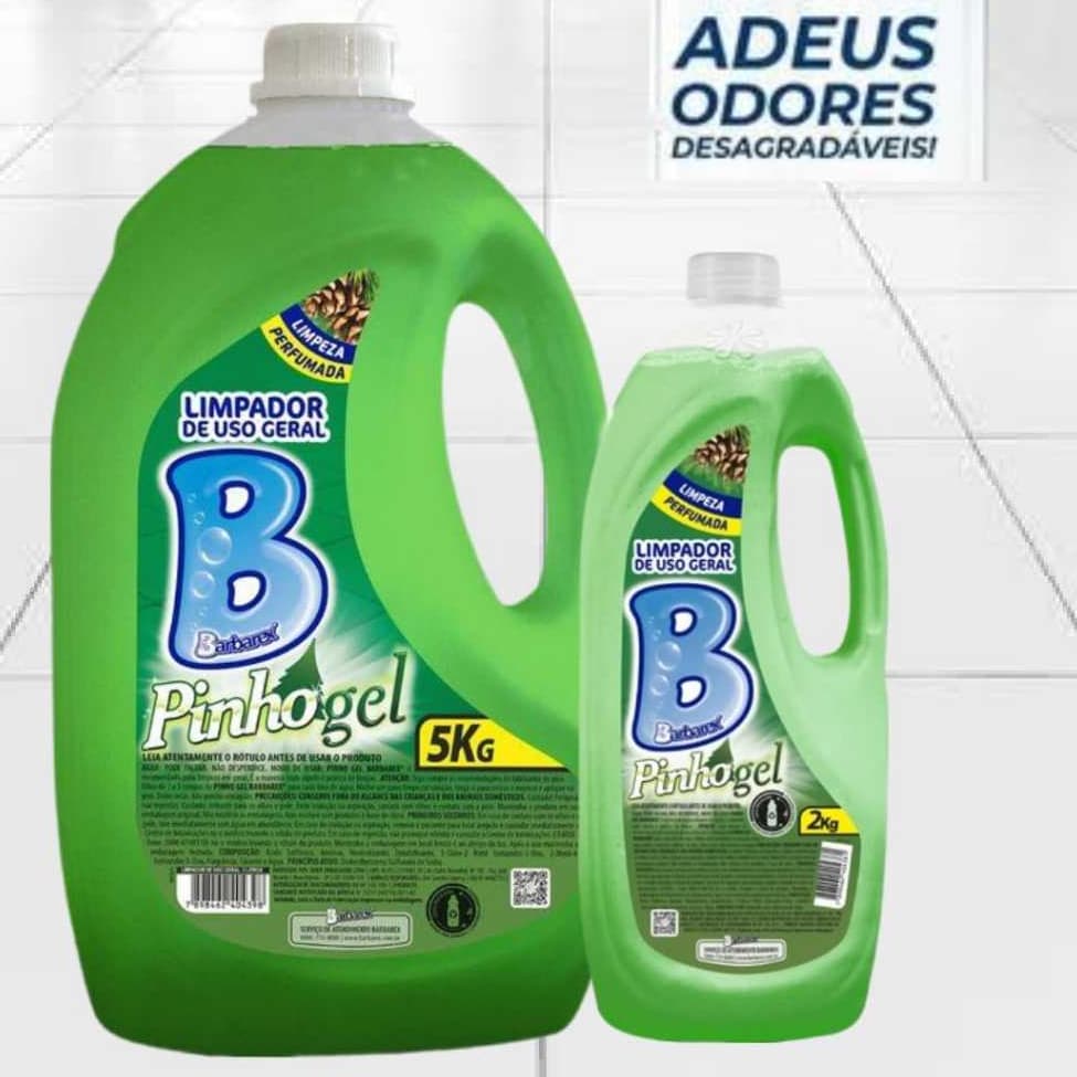 Limpador Pinho Gel  Barbarex Elimina Odores