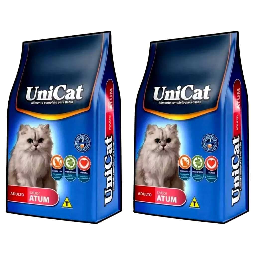 Ração Unicat Gatos Adultos Atum 10,1kg 3 UNIDADES