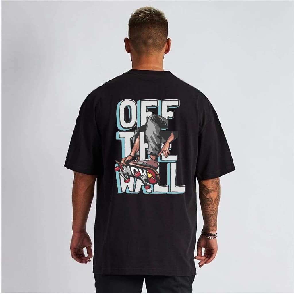 Camiseta Masculina Streetwear Camisa T-Shirt Algodão Infantíl PlusSize Casual Skate OFF The Wall