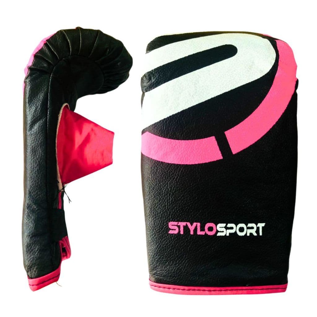 Luva Bate Saco Stylo Treino Iniciante Rosa Menina Presente