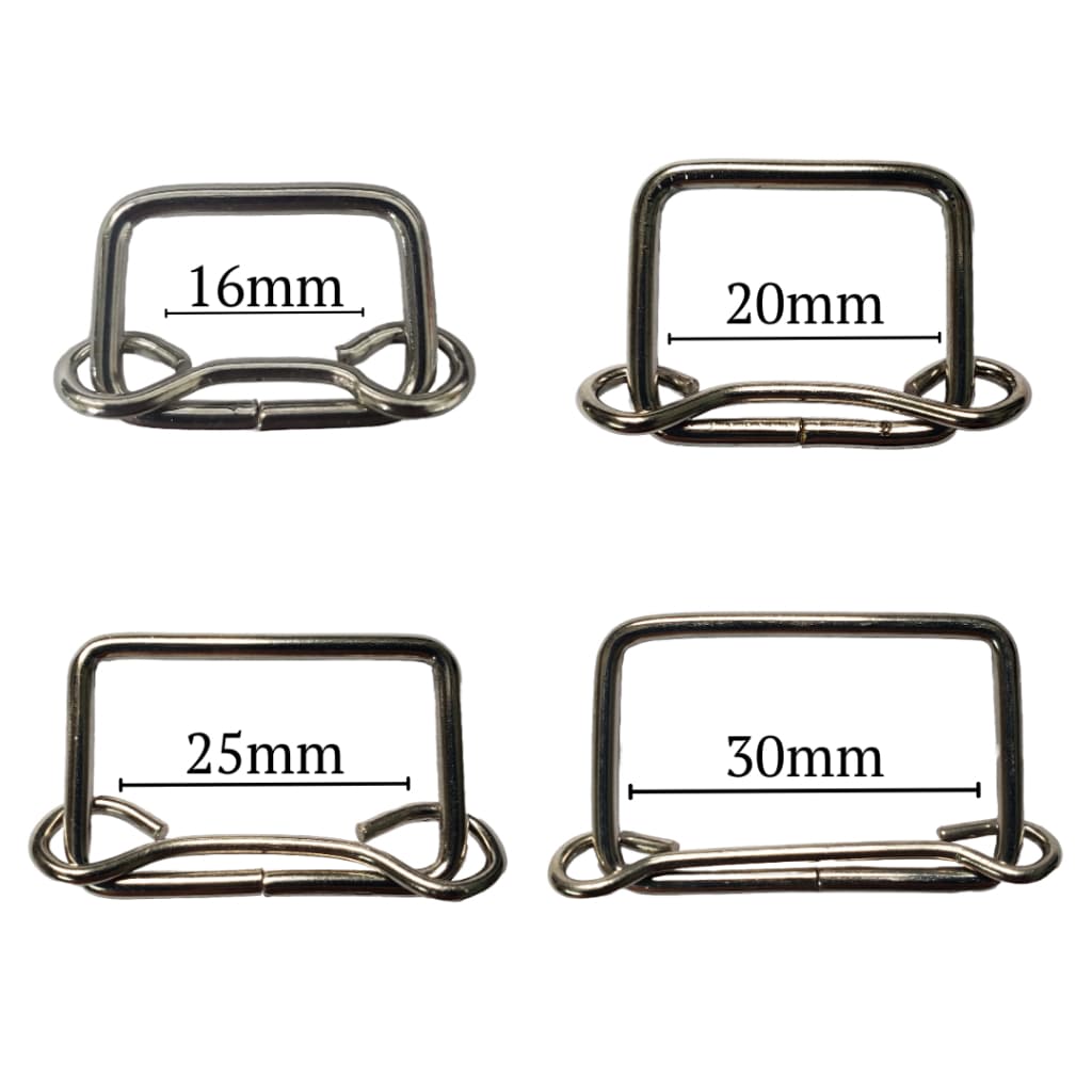 Regulador Passador Para Bolsa Niquelado - 16mm, 20mm, 25mm e 30mm - 100 Unidades