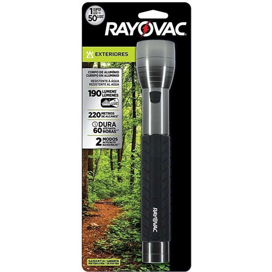 Lanterna Metal LED Blister Metalizada A prova D' Agua Longo Alcance - Rayovac