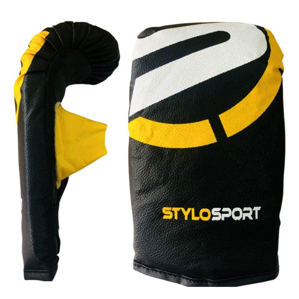 Luva Bate Saco Treino Iniciante Stylo Amarelo