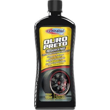 PNEU PRETINHO Centralsul Ouro Preto 500ml | Brilho Intenso e Duradouro | Preteador de Pneu Profissional